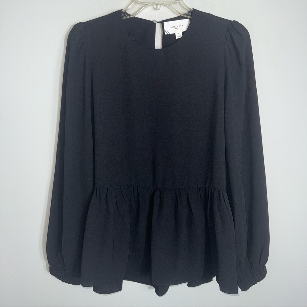 Pomander Place Black Blouse